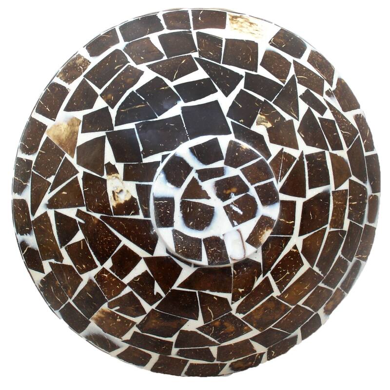 Natural Cinnamon & Coconut Shell Bowl
