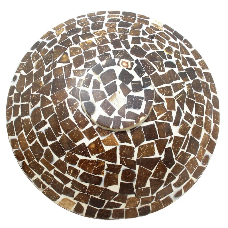 Natural Cinnamon & Coconut Shell Bowl