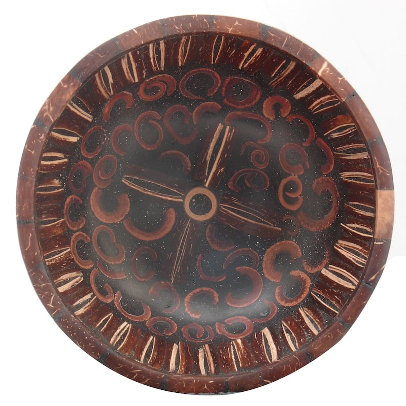 Natural Cinnamon & Coconut Shell Bowl