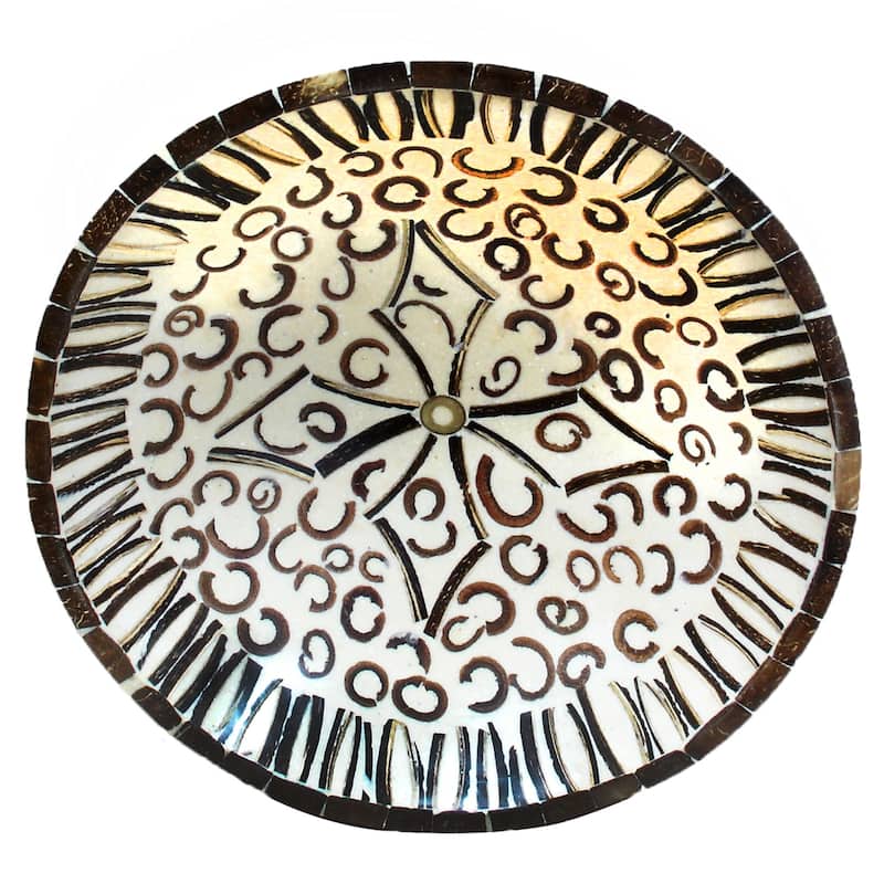 Natural Cinnamon & Coconut Shell Bowl