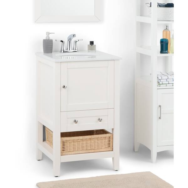 Wyndenhall Belmont 20 Inch Contemporary Bath Vanity In Soft 20 Inch Contemporary Bath Vanity