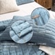 preview thumbnail 5 of 16, KASENTEX Quilt Set, Machine Washable, Ultra Soft, Lightweight, Stone-Washed Bedspread