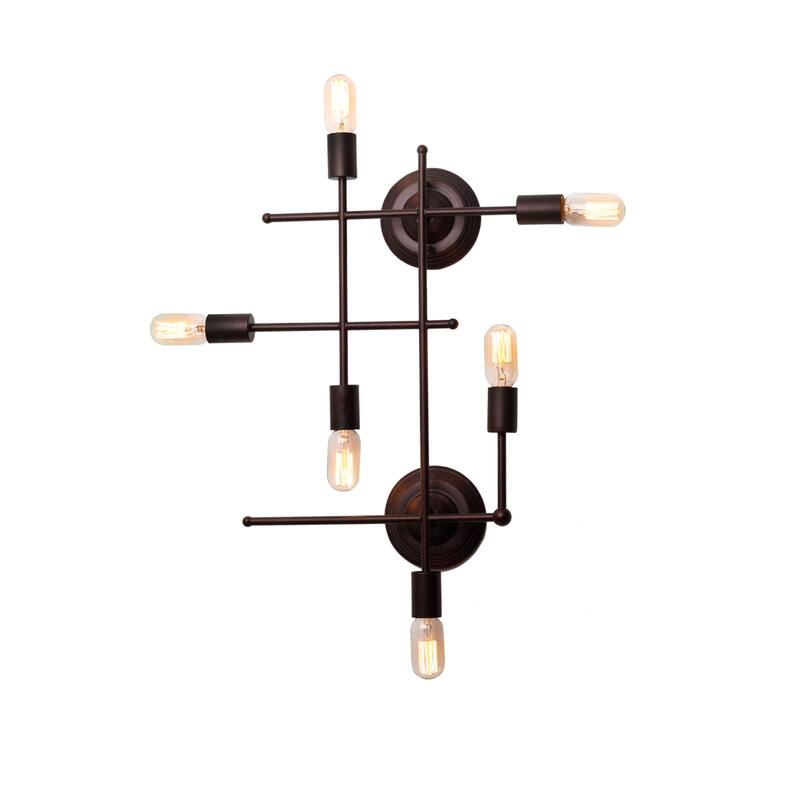 6-light Oil Rubbed Bronze Wall Sconce