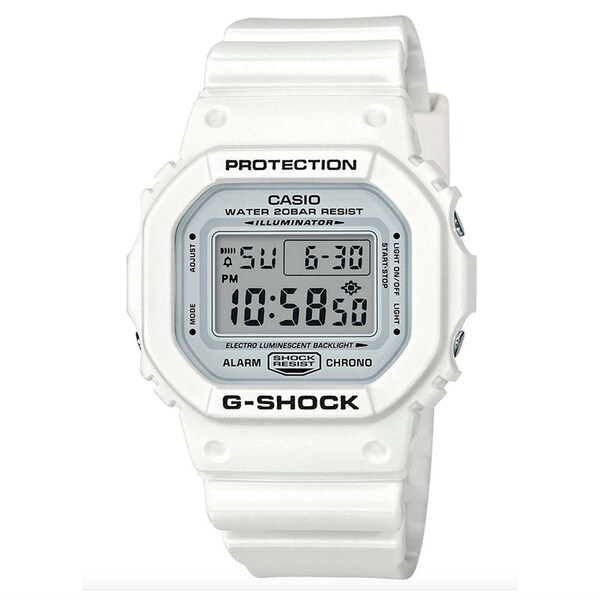 s shock white watch