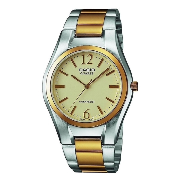 casio two tone watch