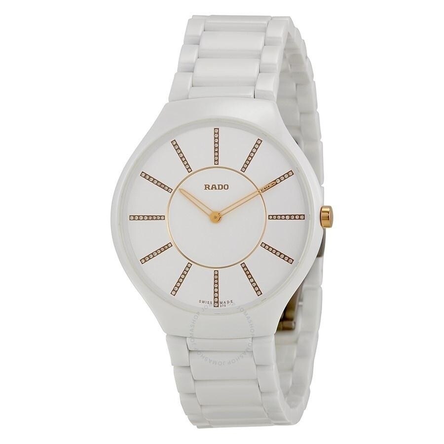 white ceramic watch