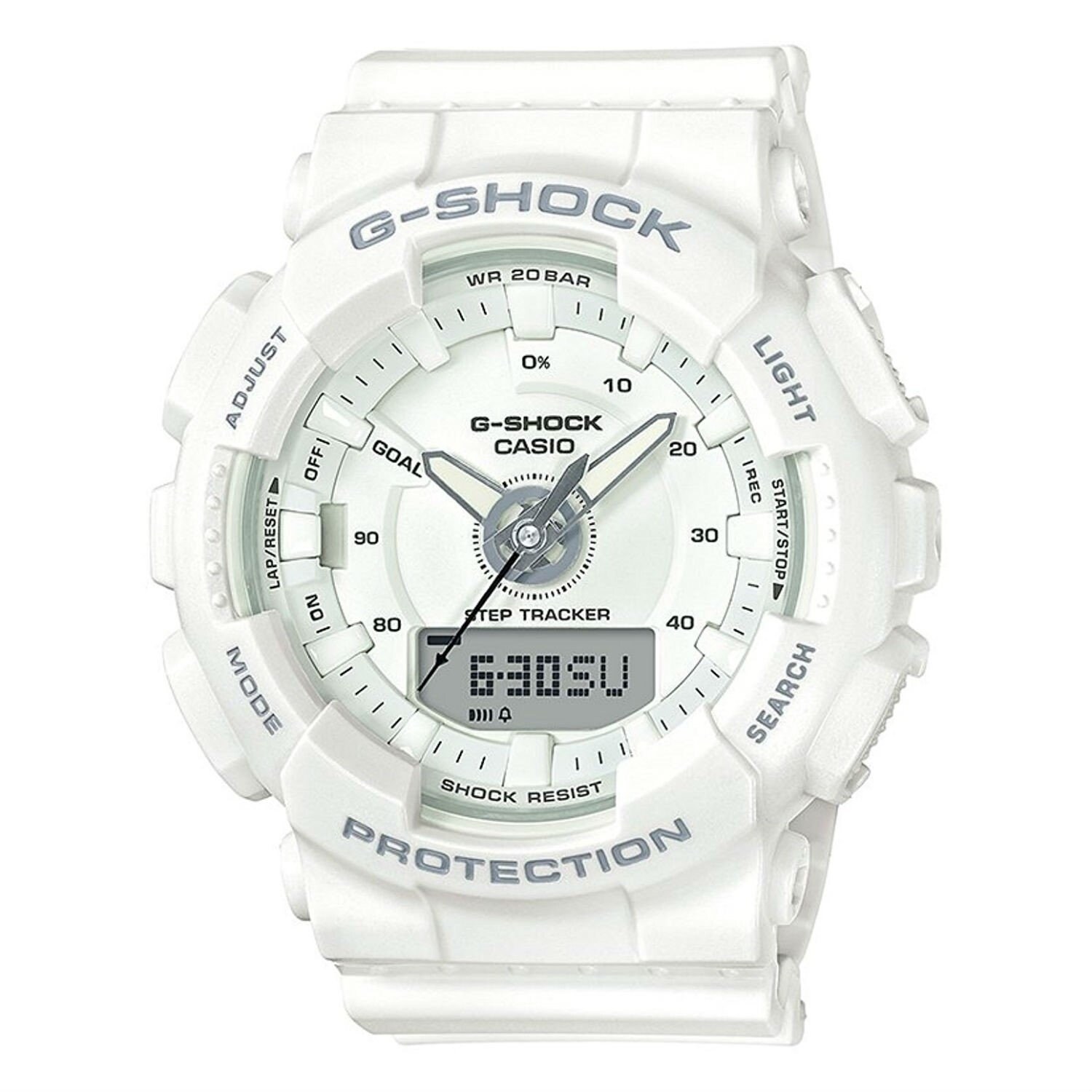 Casio Women S Gmas130 7a G Shock White Resin Watch Overstock
