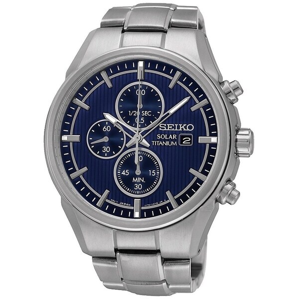 seiko solar titanium watch