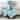 Abelia 7 Piece Blue Floral Comforter Set