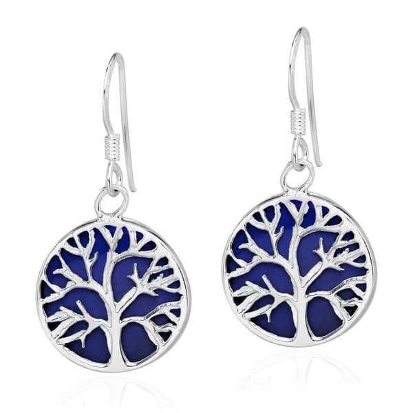 925 Sterling Silver Natural Original Life Branches Leaves Stud Earrings For Women 