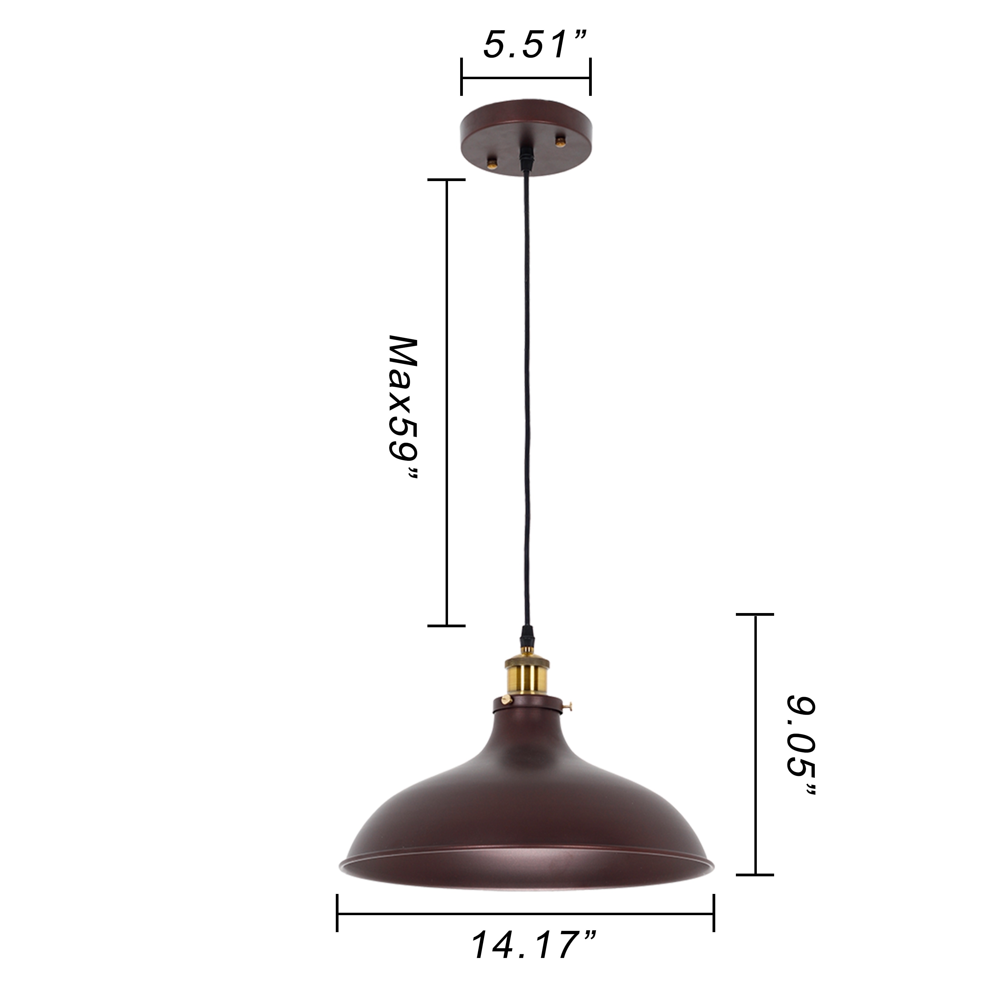 1-light Oil Rubbed Bronze Pendant On Sale Bed Bath Beyond