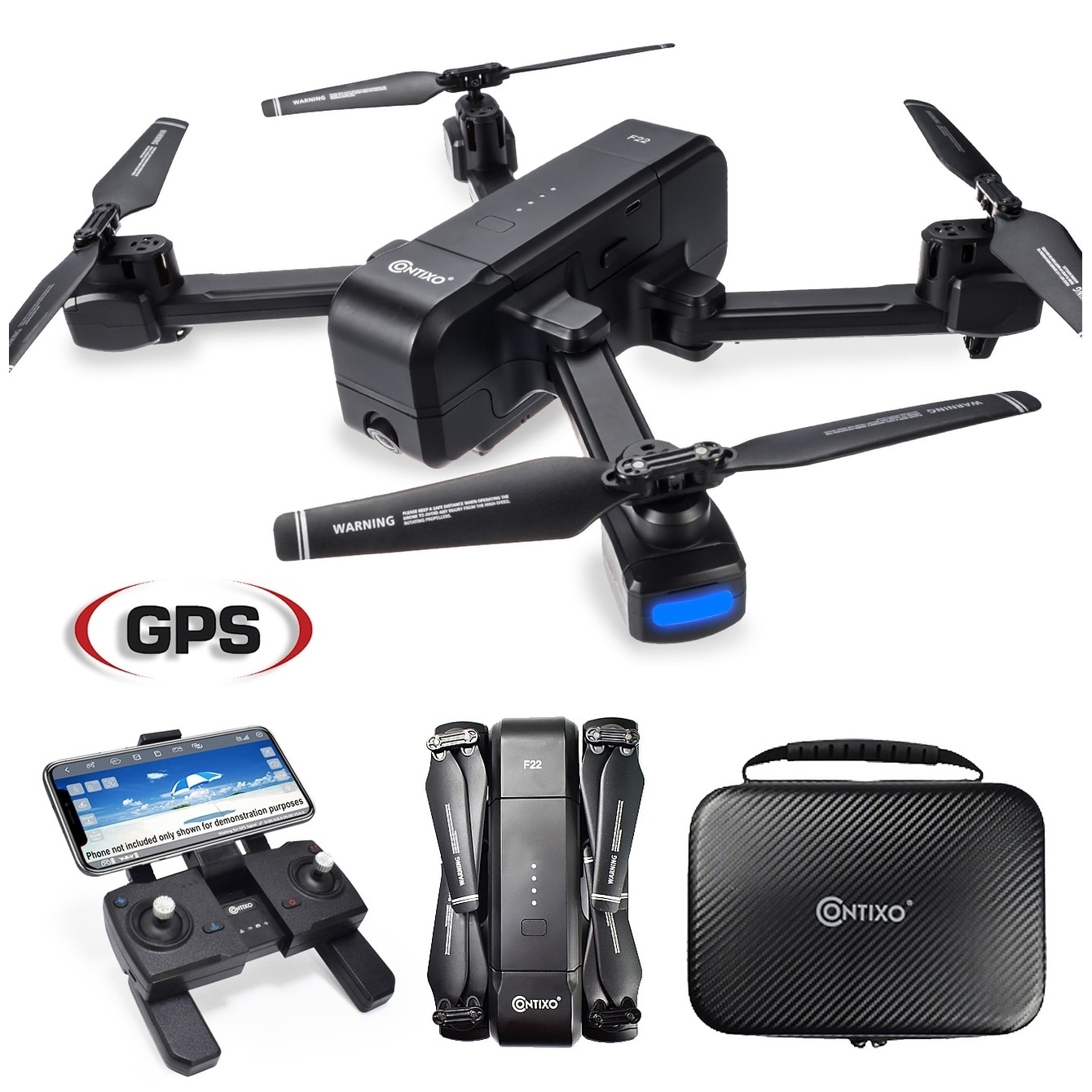 Shop Contixo F22 Rc Drone With Camera Foldable Quadcopter Drone