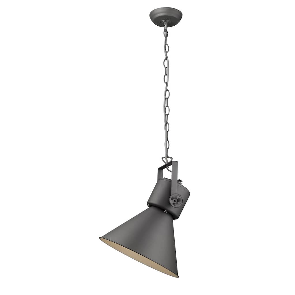 Crew 1-light Grey Pendant