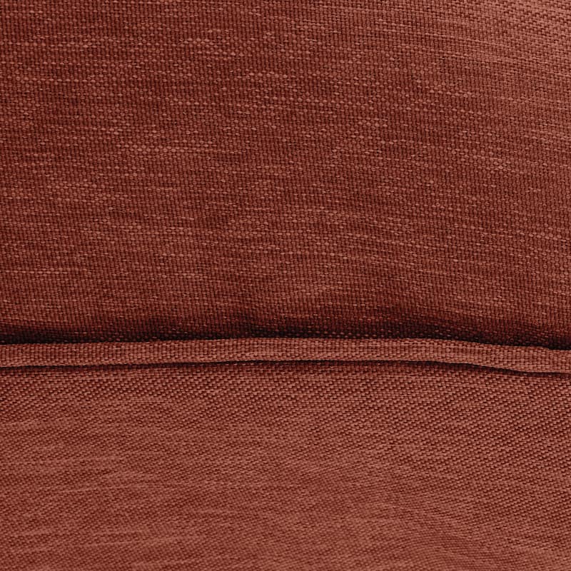 Montlake Water-resistant Patio Cushion Set - 25"W x 22"H x 4"Thick (back) - Heather Henna Red