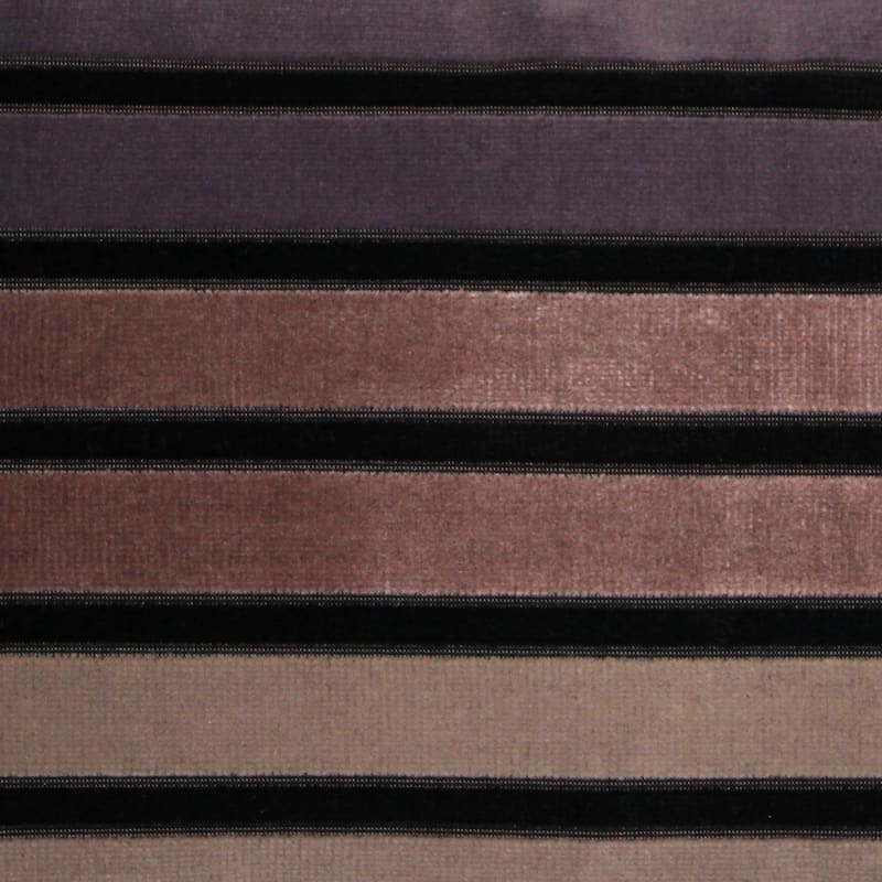 Amethyst Stripes Textured Velvet 12x20 Throw Pillow with Polyfill Insert