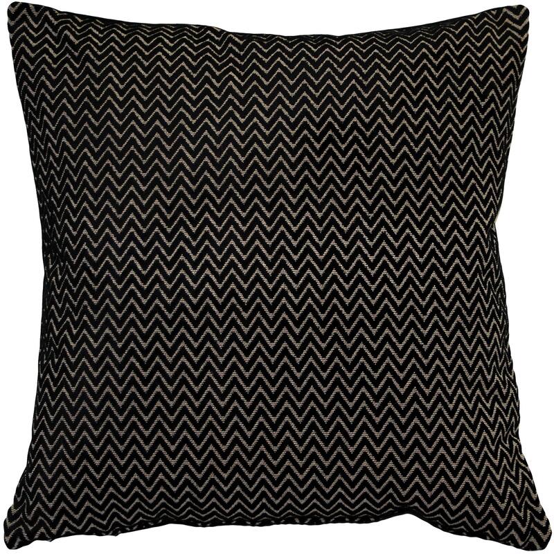 Art Deco Stripes Textured Velvet 20x20 Throw Pillow with Polyfill Insert
