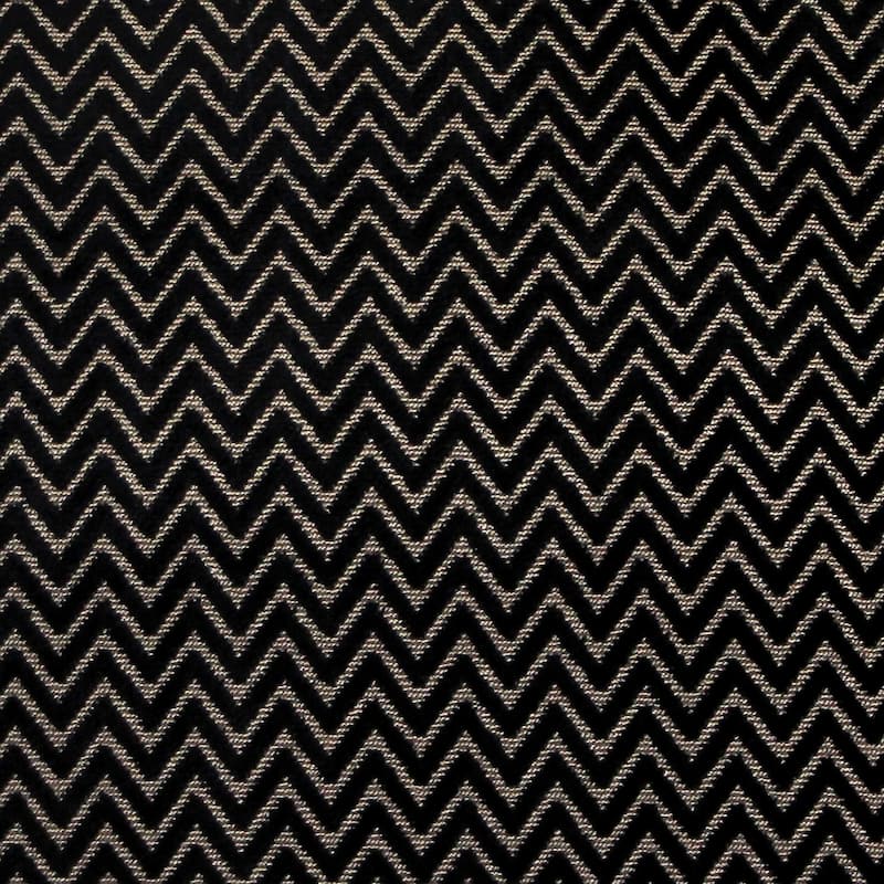 Art Deco Stripes Textured Velvet 20x20 Throw Pillow with Polyfill Insert