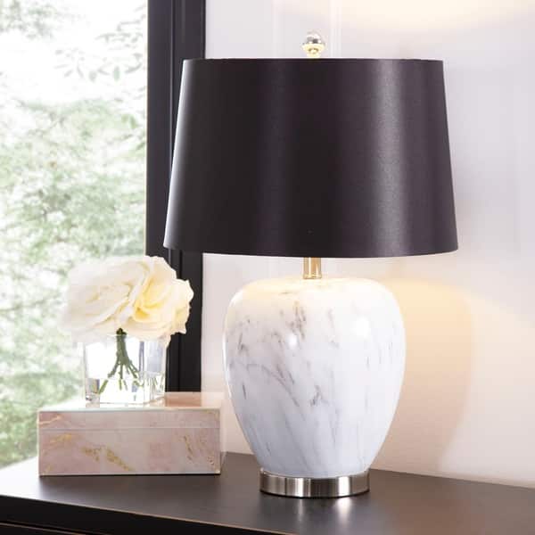 Abbyson Daniella 26 Inch Marble Table Lamp Overstock 27635614