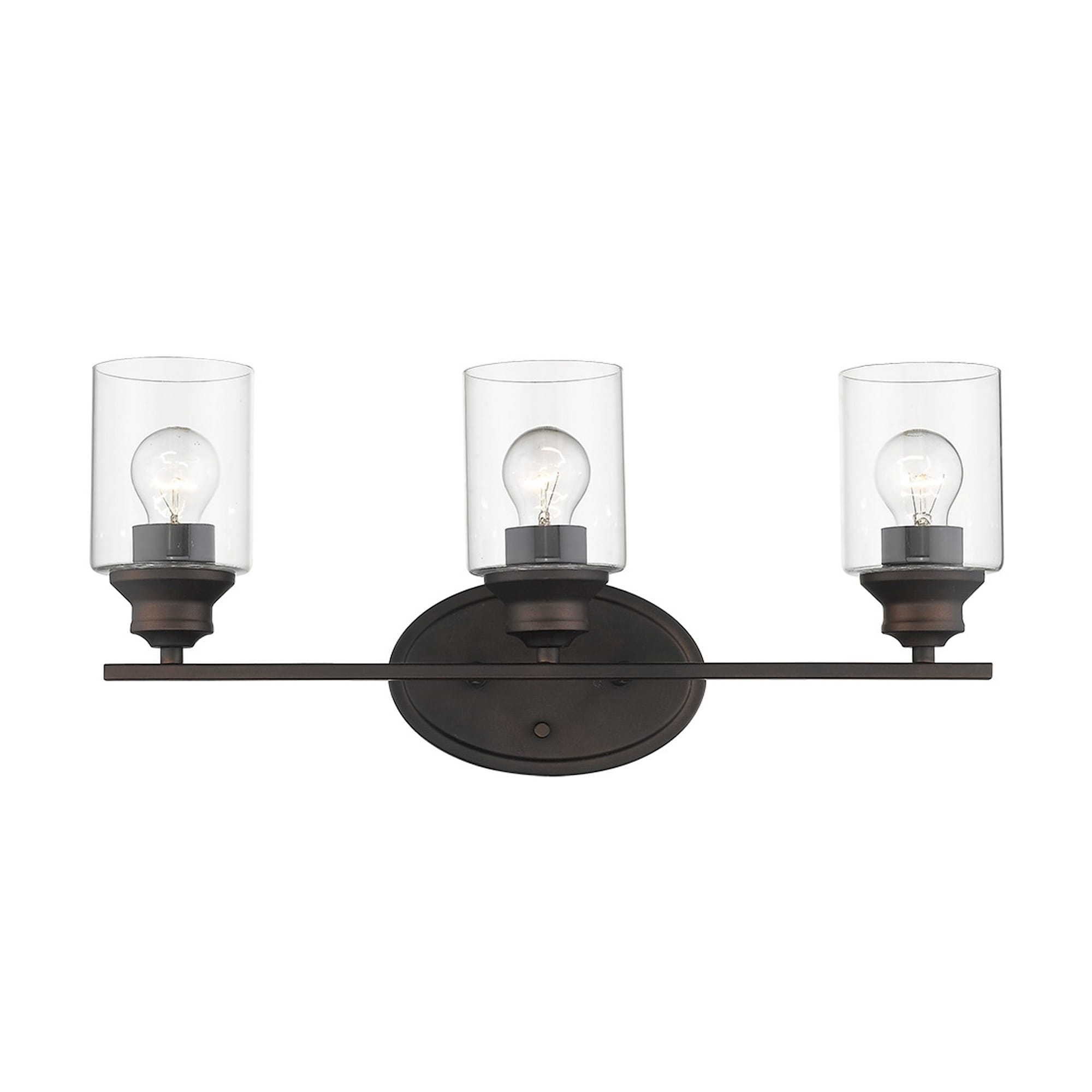 Gemma 3 Light Oil Rubbed Bronze Bath Vanity Fixture Gemma 3 Light Oil Rubbed Bronze