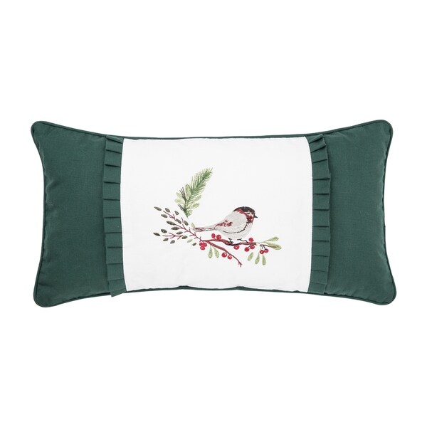 Chickadee or Cardinal 12 x 24 Pillow