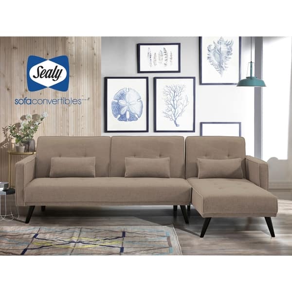 Jenna Sectional Convertible By Sealy 27636166 Jenna Sectional Convertible By Sealy