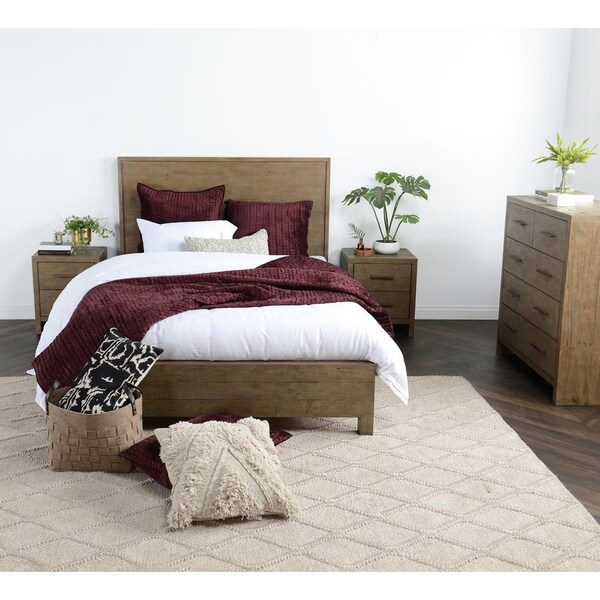 Avoca Reclaimed Pine Bed By Kosas Home Free Shipping Today Avoca Reclaimed Pine Bed By Kosas Home