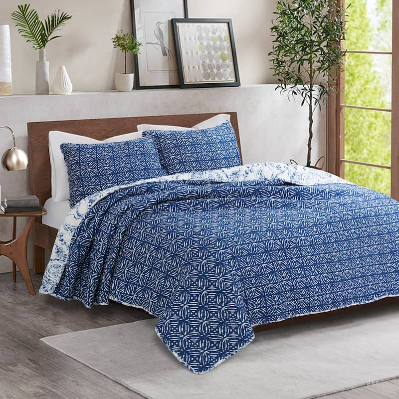 Lush Decor Erindale 3 Piece Quilt Set