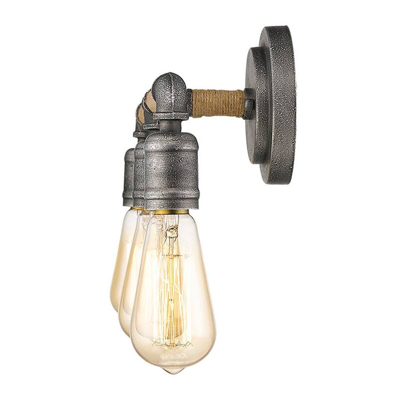 Grayson 3-Light Antique Gray Bath/Vanity Fixture - Antique Grey