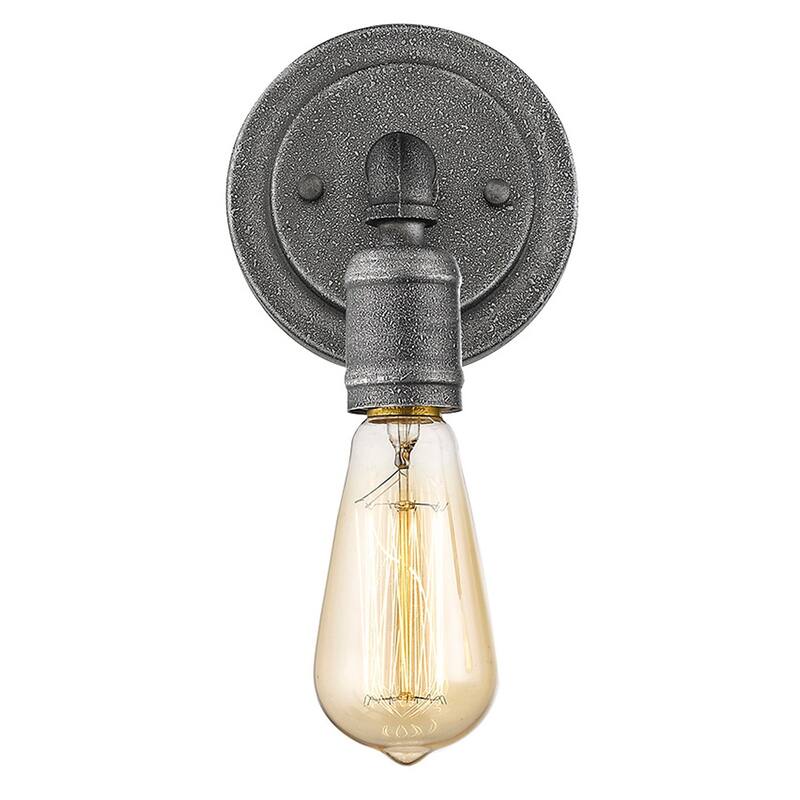 Grayson 1-Light Antique Gray Wall Sconce