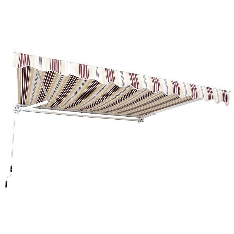 Manual Retractable Sun Shade Patio Awning