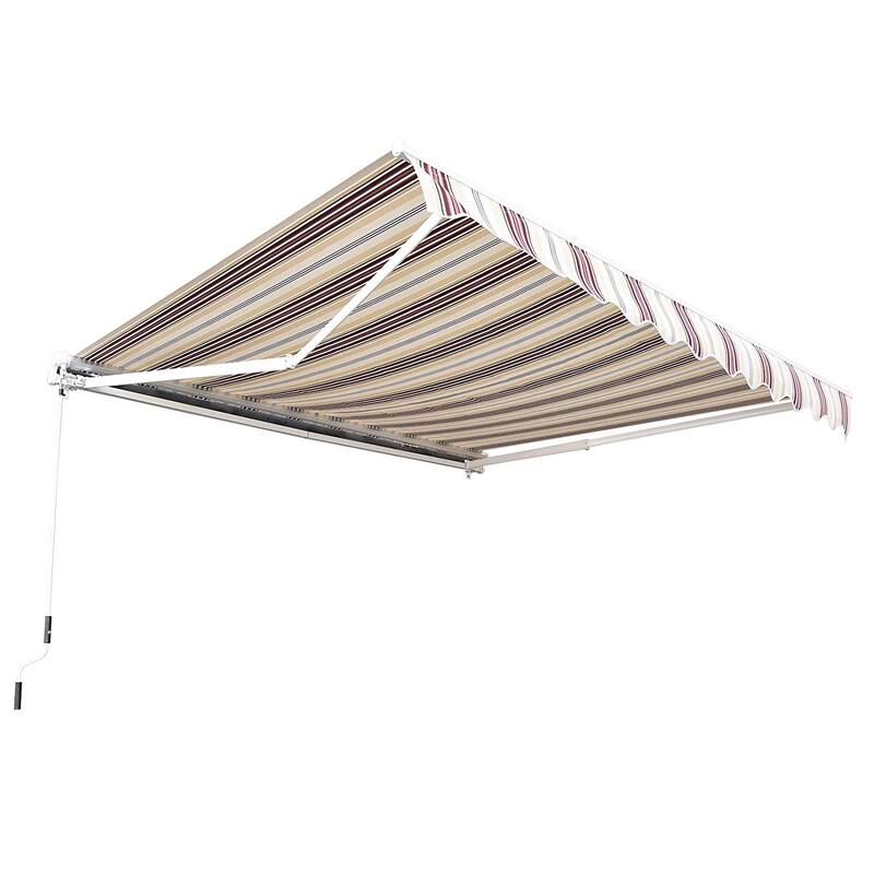 Manual Retractable Sun Shade Patio Awning