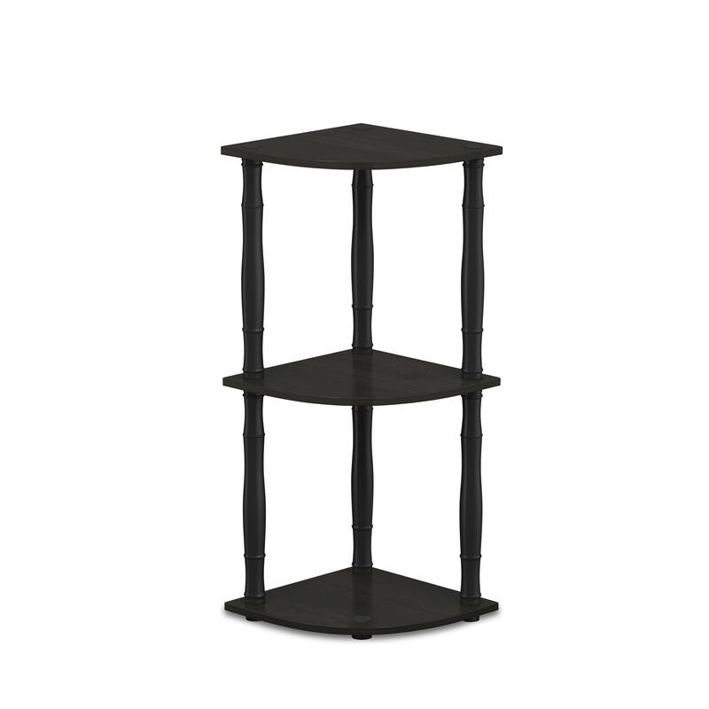 Furinno Turn-N-Tube 3-Tier Corner Display Rack Multipurpose Shelf