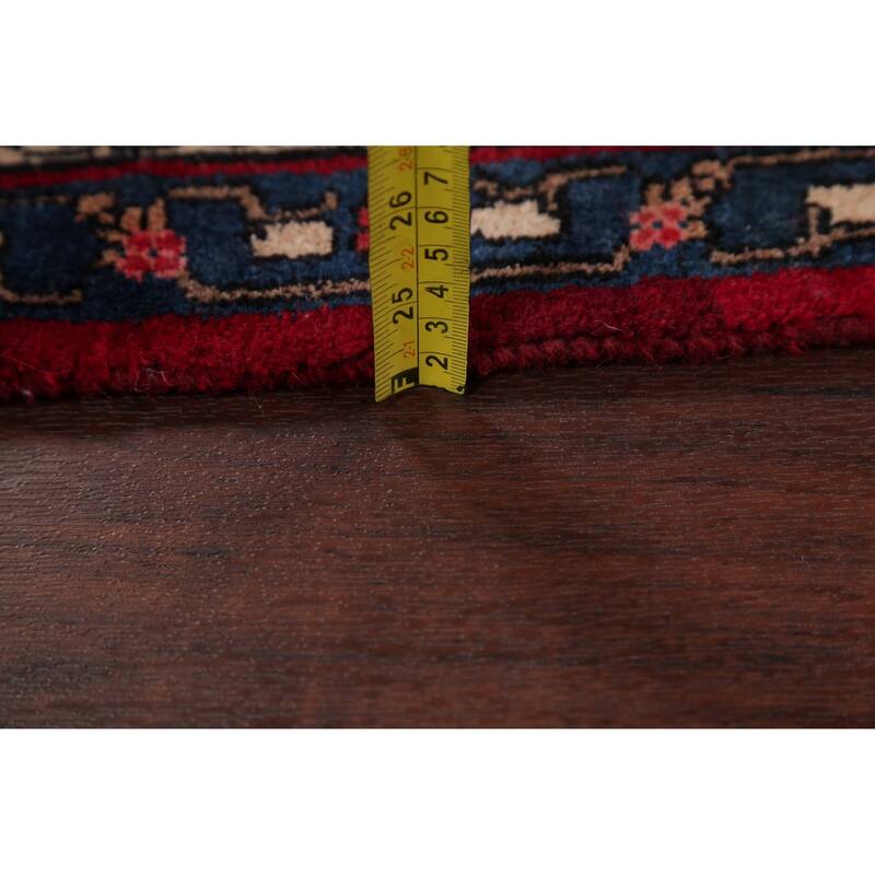 Bidjar Floral Hand-Knotted Wool Persian Oriental Area Rug - 10'6" x 6'7"