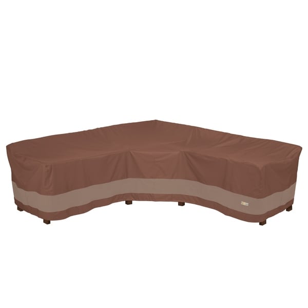 Duck Covers Ultimate Waterproof 100 Inch V-Shape Sectional Lounge Set Cover. Opens flyout.
