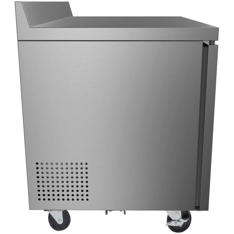 KoolMore 48-Inch 2 Door Stainless Steel Worktop Commercial Freezer 12 cu. ft.