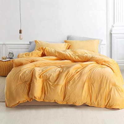 Yellow Solid Color Comforter Sets Find Great Bedding Deals