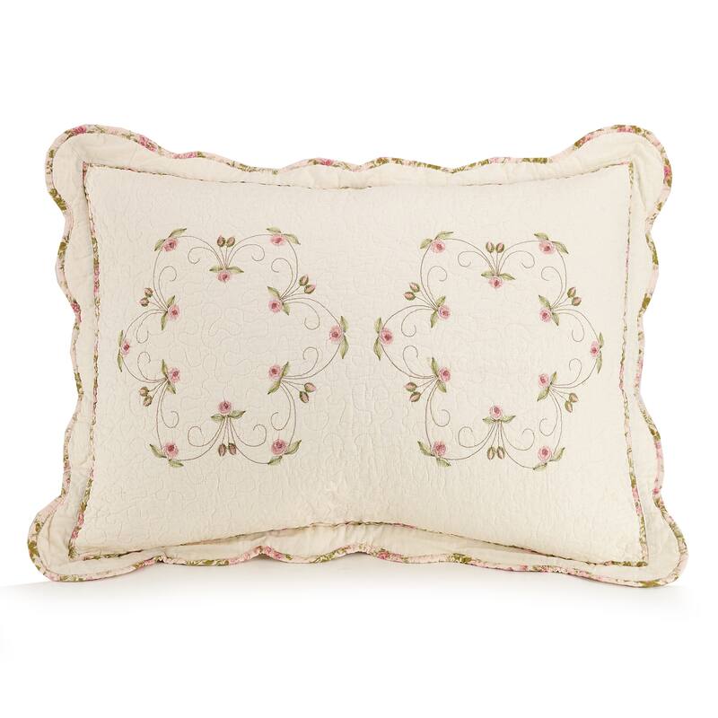 Porch & Den Ivy 3-Piece Embroidered Quilt Set