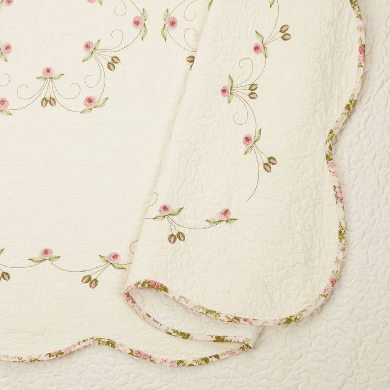 Porch & Den Ivy 3-Piece Embroidered Quilt Set