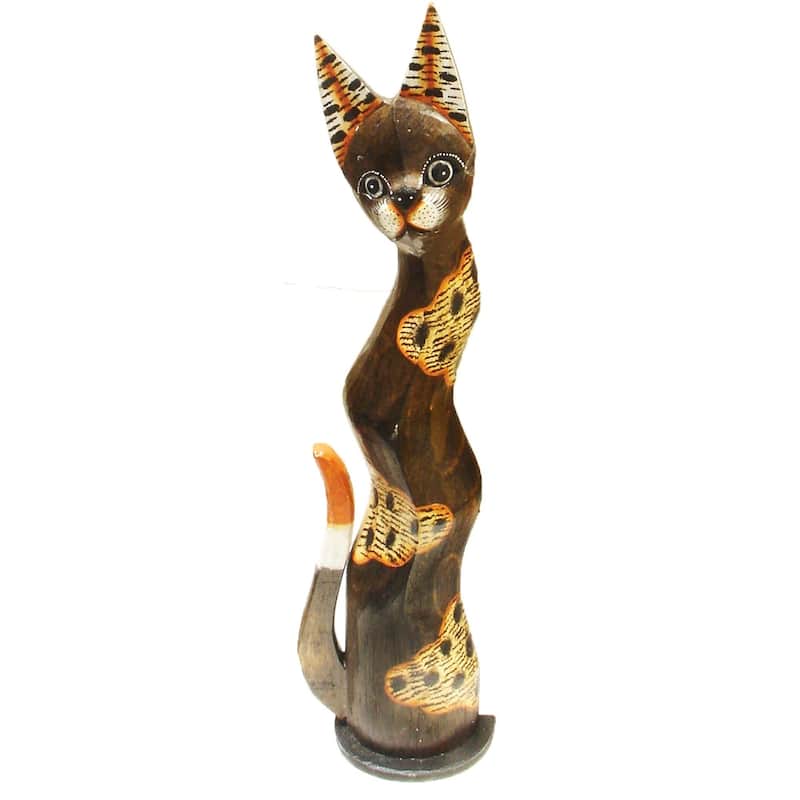 Tenang Pagi Cat Statue - 24"