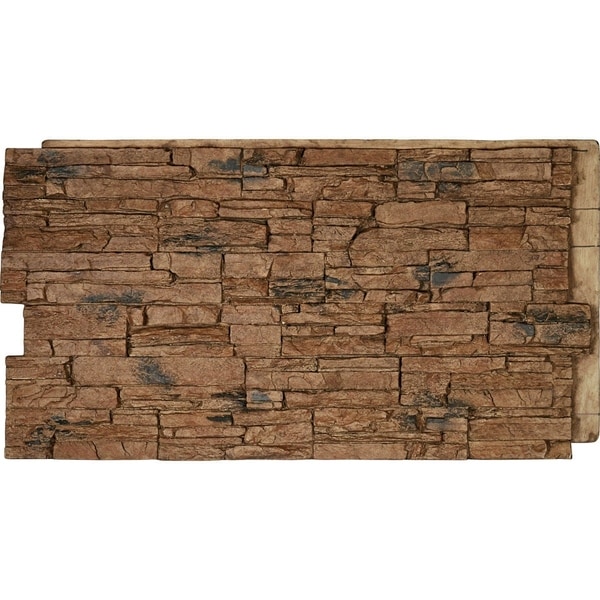 Canyon Ridge Stacked Stone, StoneWall Faux Stone Siding Panel