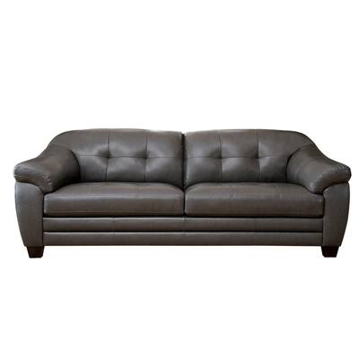 Buy Grey Leather Sofas Couches Online At Overstock Our Buy Grey Leather Sofas Couches Online At Overstock Our