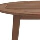 Havenside Home Moosonee Wood Patio Round Coffee Table - Thumbnail 7