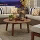 Havenside Home Moosonee Wood Patio Round Coffee Table - Thumbnail 2