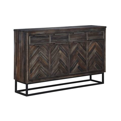 Aspen Court Four Door Four Drawer Media Credenza