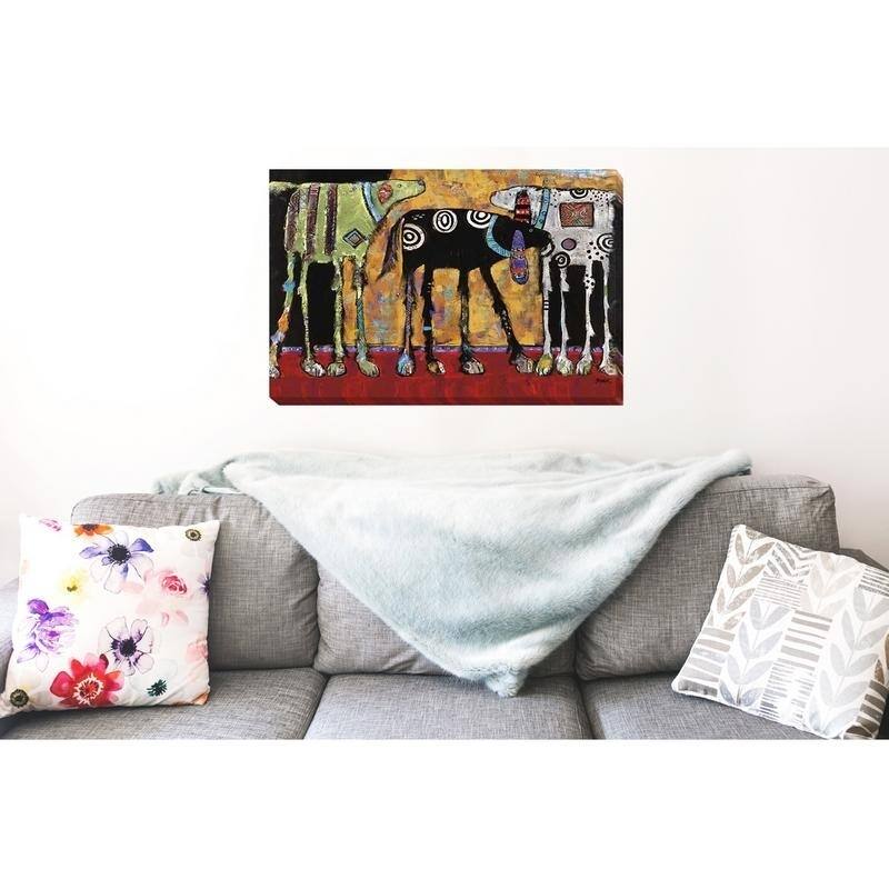 Looking for Trouble by Jenny Foster Oversize Gallery Wrapped Canvas Giclee (32 in x 48 in)