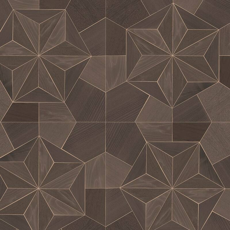 Inlay Wood Wallpaper - N/A