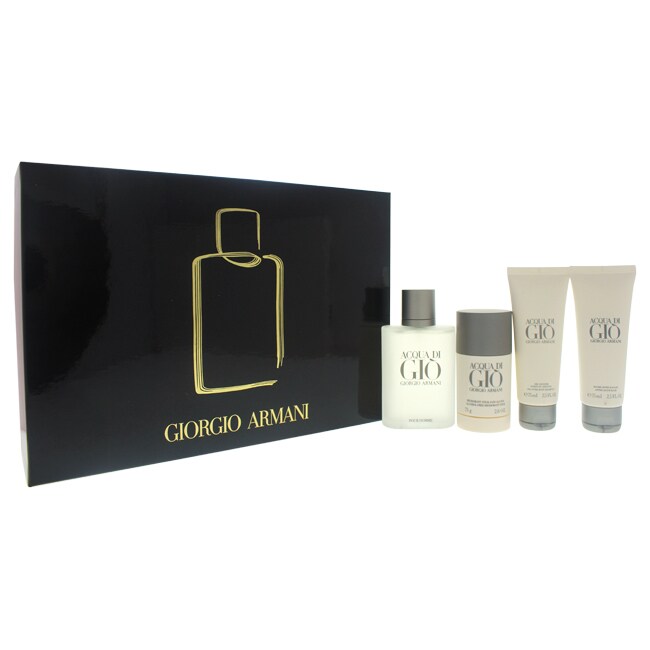 Giorgio Armani Acqua Di Gio Men's 4-piece Gift Set