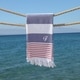 preview thumbnail 20 of 90, Authentic Pestemal Sam Striped Monogrammed Turkish Cotton Bath and Beach Towel