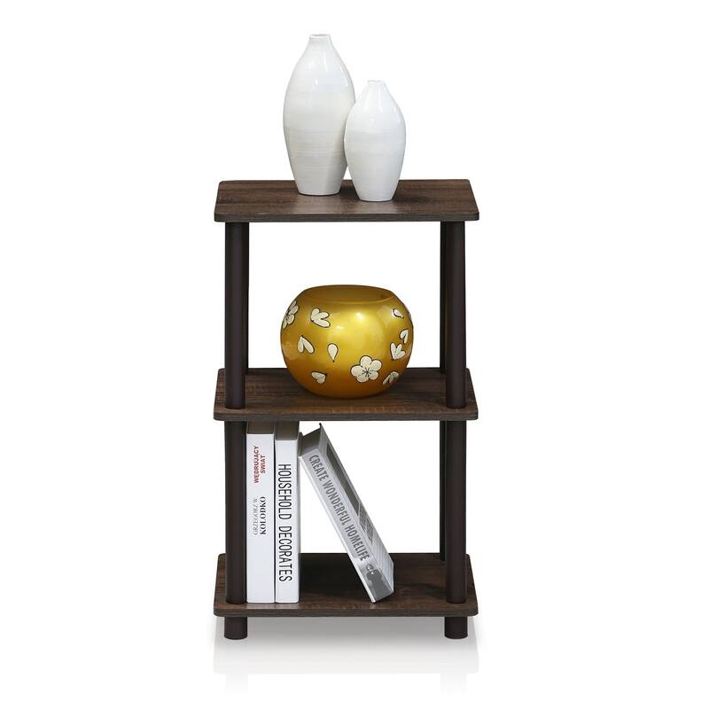 Porch & Den Hargrave Walnut/Brown 2-space Shelf