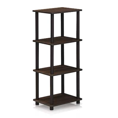 Porch & Den Hargrave Walnut/Brown 3-space Shelf